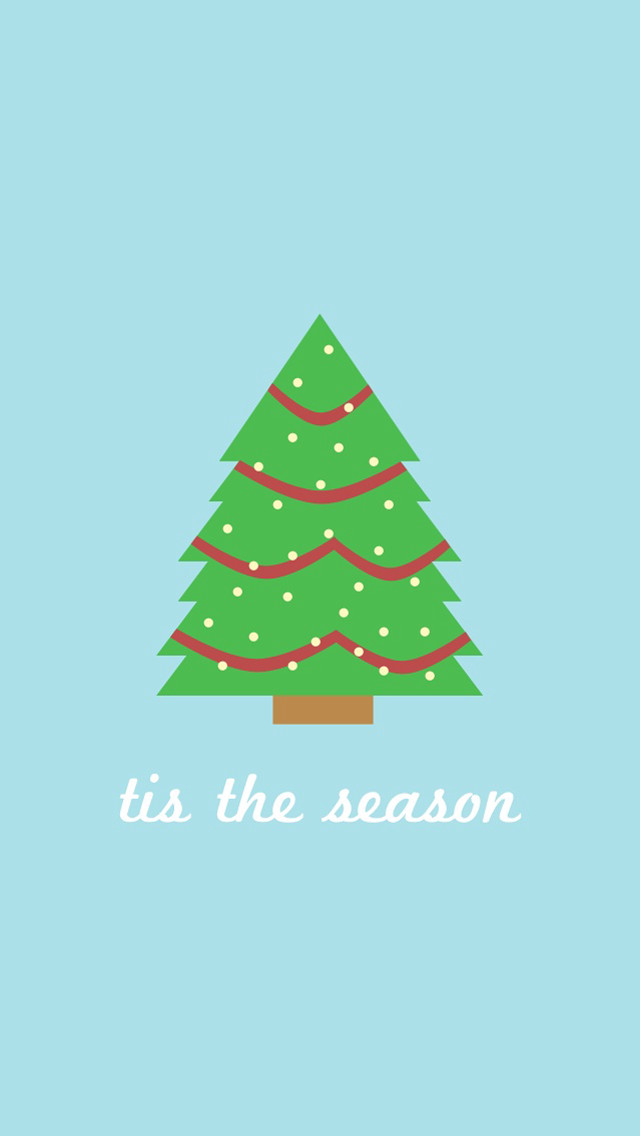 Christmas tree blue background tis free wallpaper - medium preview image
