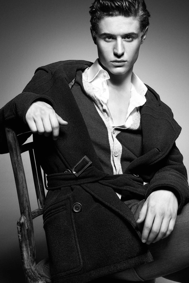 Man sitting chair arms crossed #3 free wallpaper - medium preview image