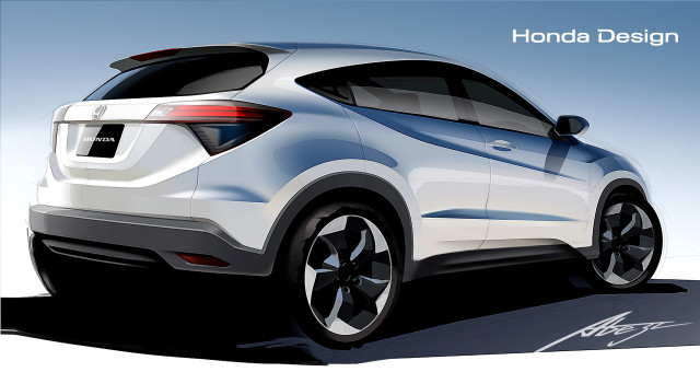 White honda suv rear artistic free wallpaper - medium preview image