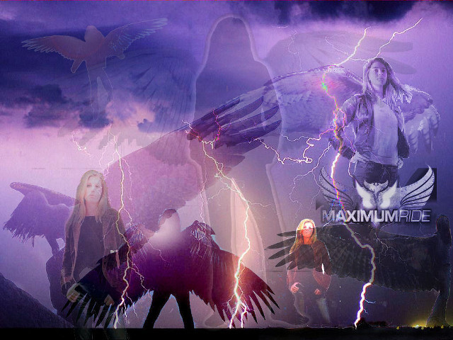 Woman bird lightning background bird free wallpaper - medium preview image