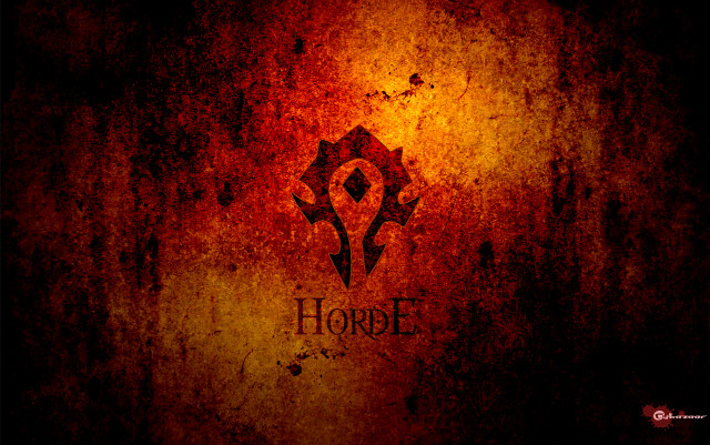 Dark background horde logo red free wallpaper - medium preview image