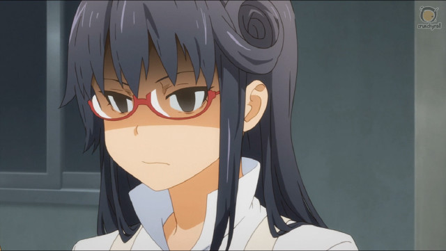 Woman glasses white shirt black free wallpaper - medium preview image
