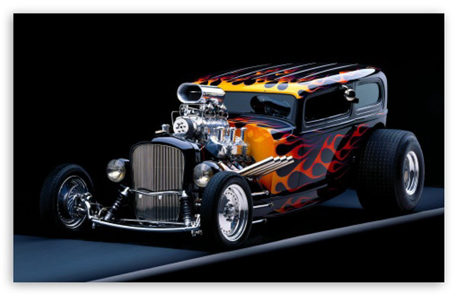 Hot rod flames hood vents #6 free wallpaper - medium preview image