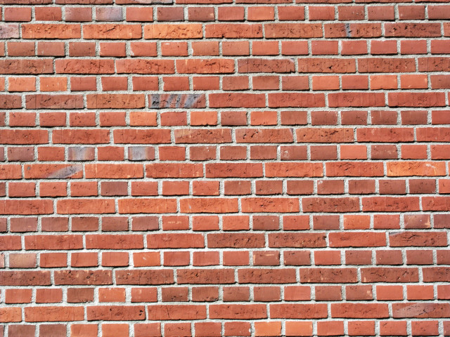 Brick wall red stop sign free wallpaper - medium preview image
