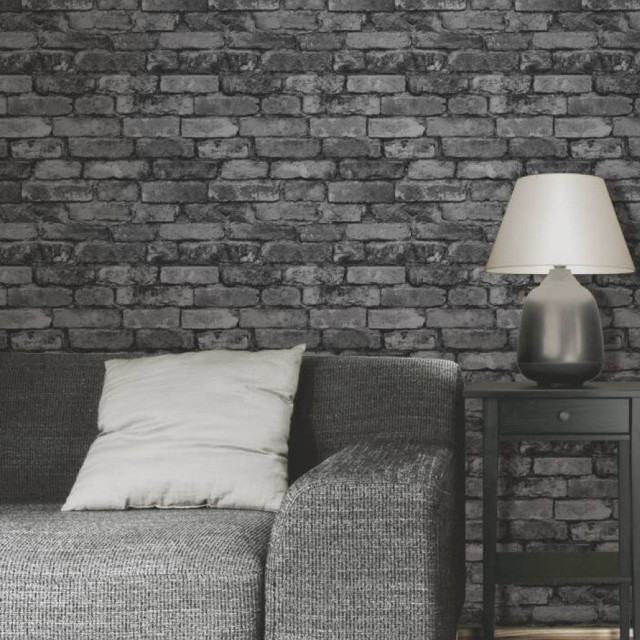 Couch table brick wall lamp free wallpaper - medium preview image