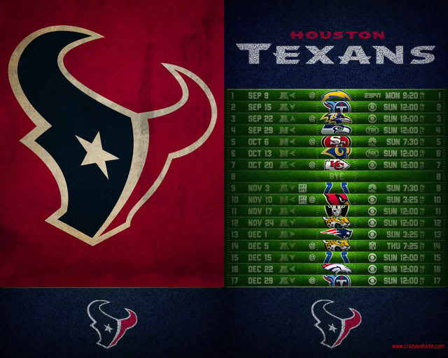Houston texans logo red blue free wallpaper - medium preview image
