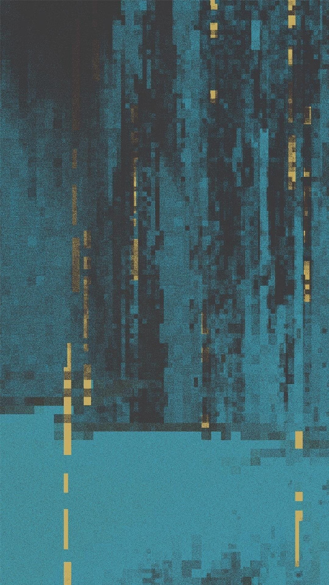 Blue yellow abstract painting black free wallpaper - medium preview image