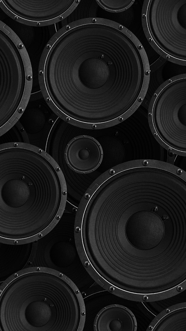 Large group speakers wall black free wallpaper - medium preview image