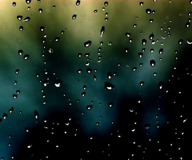 Window raindrops sky background clouds #2 free wallpaper - medium preview image