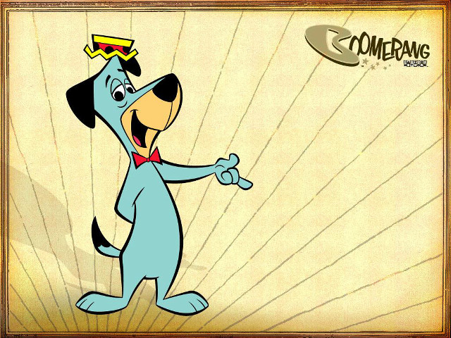 Cartoon dog crown frisbee happy free wallpaper - medium preview image