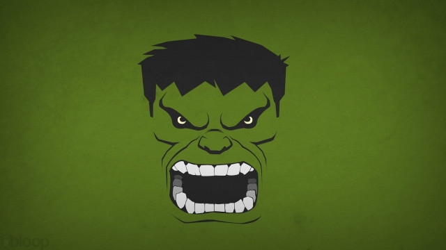 Green wall hulk face background free wallpaper - medium preview image