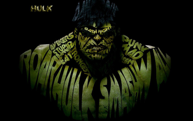 Man green black face body free wallpaper - medium preview image