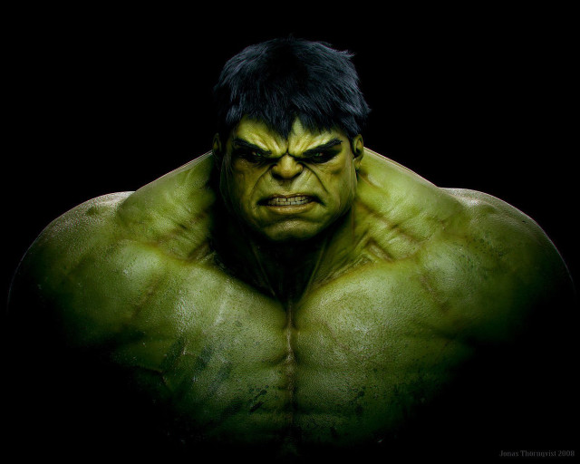 Hulk looking camera eyes open #2 free wallpaper - medium preview image