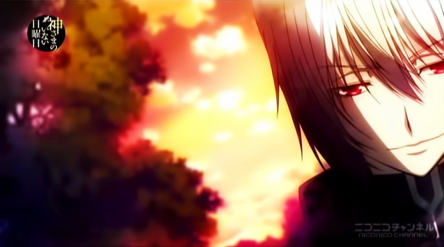 Man red eyes long hair free wallpaper - medium preview image