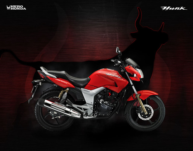 Red motorcycle black background bull free wallpaper - medium preview image