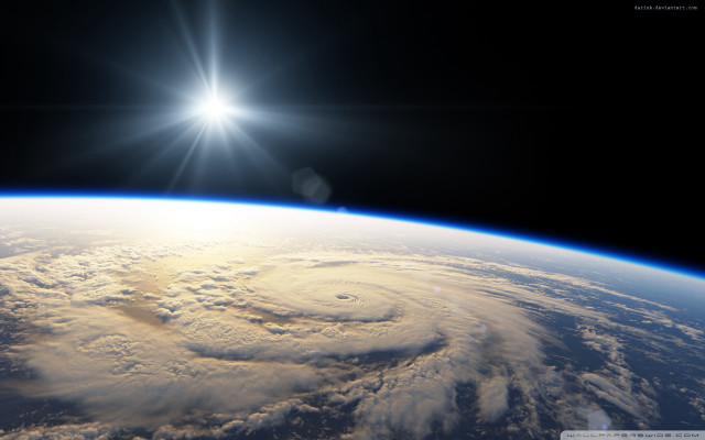 Satellite view hurricane space image free wallpaper - medium preview image