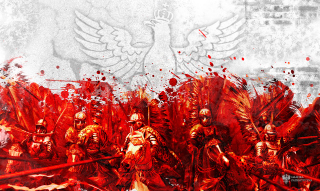 Soldiers red paint bird above free wallpaper - medium preview image
