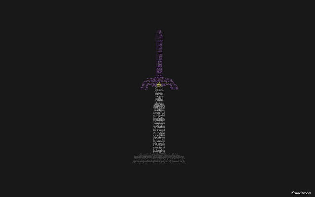 Purple black sword black background free wallpaper - medium preview image