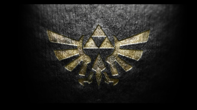 Dark background gold black logo free wallpaper - medium preview image