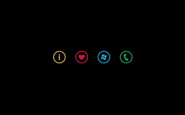 Neon stop phone heart love free wallpaper - medium preview image