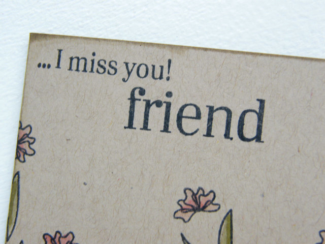 Flowers card i miss you free wallpaper - medium preview image