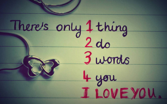 Note heart words message love free wallpaper - medium preview image