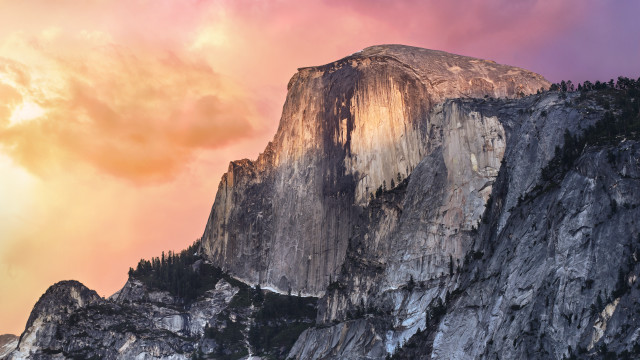 Tall mountain rock face sky free wallpaper - medium preview image