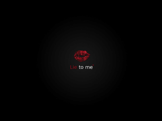 Black background red lipstick imprint free wallpaper - medium preview image
