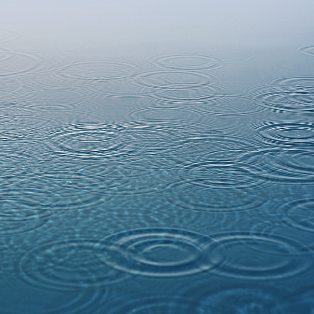 Blue pool water circles white free wallpaper - medium preview image