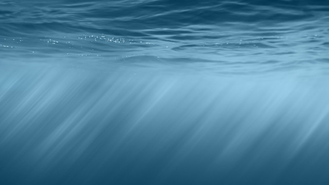 Blue ocean water bubbles surface free wallpaper - medium preview image