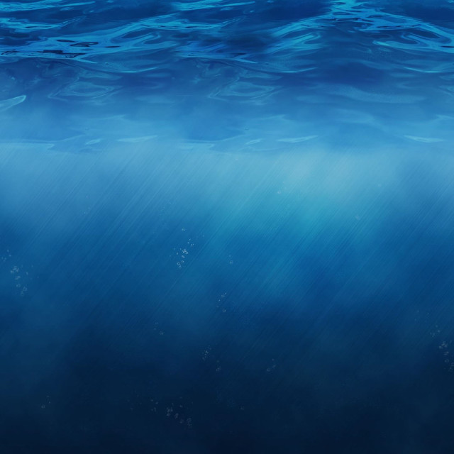 Blue ocean water fish swimming free wallpaper - medium preview image