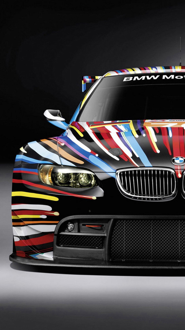 Colorful ribbons car hood decoration free wallpaper - medium preview image
