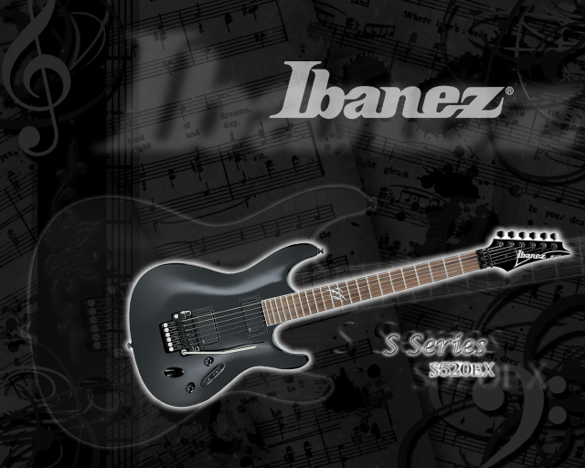 Black guitar musical notes name free wallpaper - medium preview image