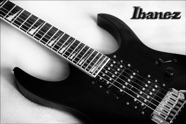 Black guitar white background name free wallpaper - medium preview image