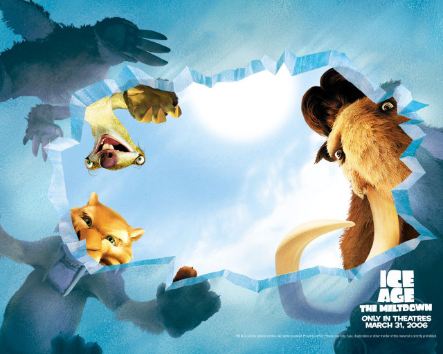 Ice age meltdown poster animals free wallpaper - medium preview image