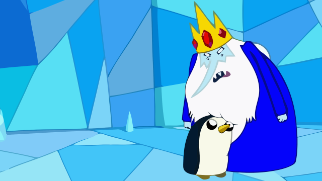 Penguin crown penguin back penguin free wallpaper - medium preview image