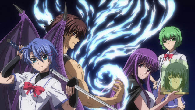 Anime girls long hair purple #10 free wallpaper - medium preview image