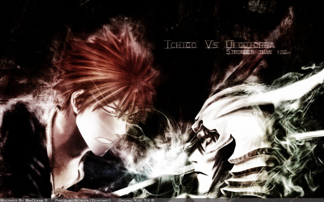 Redhair woman blackshirt knife cigarette free wallpaper - medium preview image