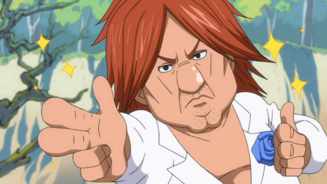 Man red hair pointing cartoon free wallpaper - medium preview image