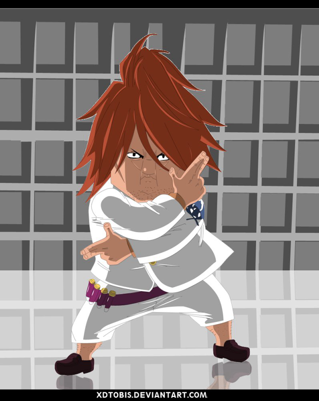 Cartoon character running arms crossed free wallpaper - medium preview image