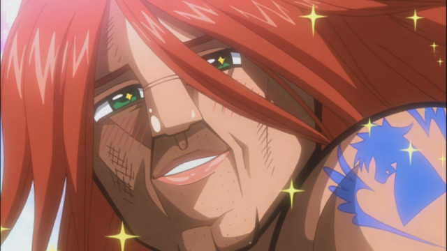 Red hair green eyes stars free wallpaper - medium preview image