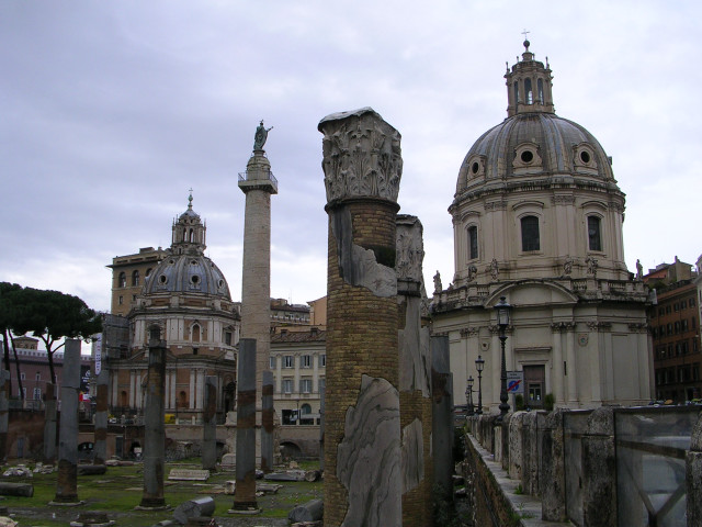 Cemetery statue building sky clouds free wallpaper - medium preview image