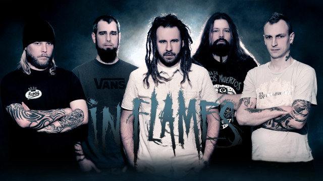 Men tattoos group dark background free wallpaper - medium preview image
