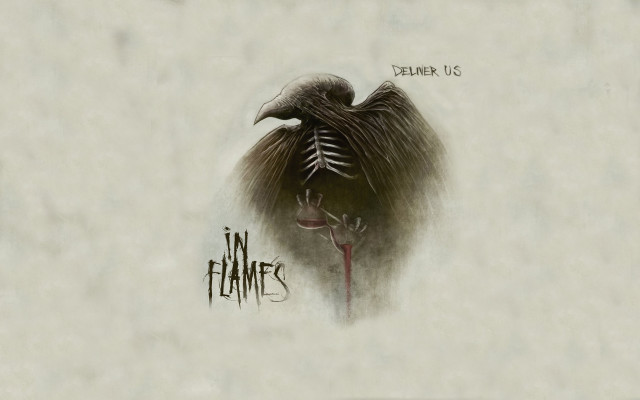 Bird skeleton drawing art illustration free wallpaper - medium preview image