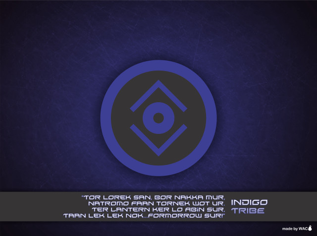 Blue black circular logo text free wallpaper - medium preview image