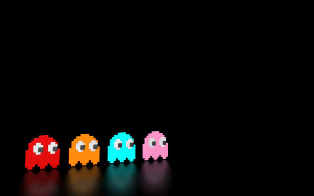 Pacman group pixel art chris free wallpaper - medium preview image