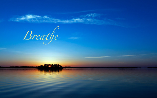 Sunset breathe lake tranquil boat free wallpaper - medium preview image