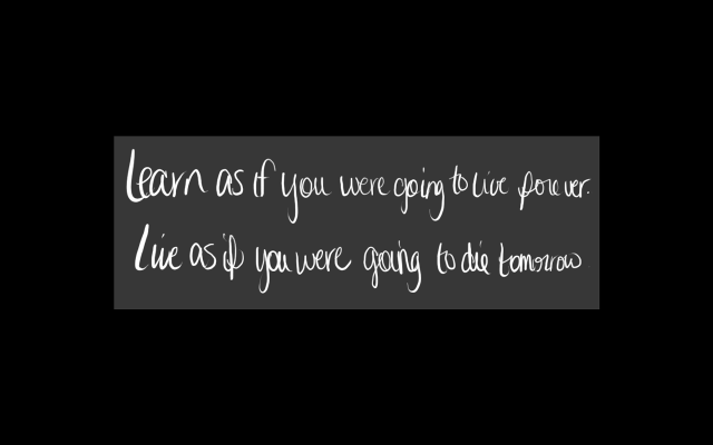 Black and white quote tattoo free wallpaper - medium preview image