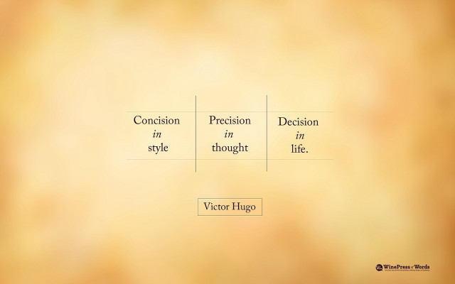 Yellow background victor hugo quote free wallpaper - medium preview image