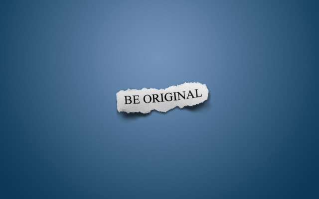 Torn paper be original #2 free wallpaper - medium preview image